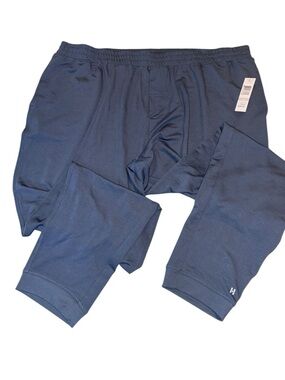 HUE Solid French Terry Cuffed Long Lounge Pant